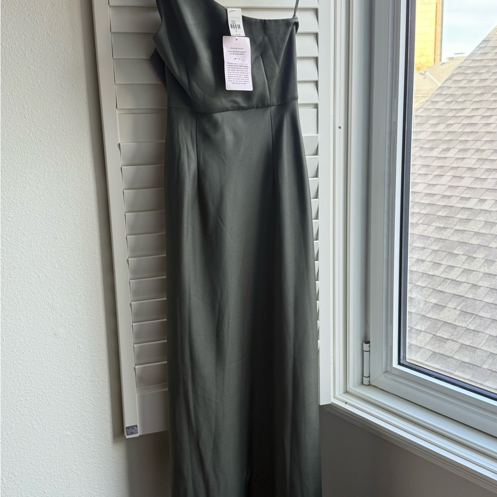 Anthropologie Olive Green Maxi Dress